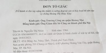 Hà Nội: hành vi cho vay nặng lãi, cưỡng đoạt tài sản và hủy họai tại sản của người dân