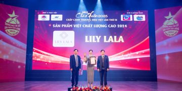 Mỹ Phẩm Lily Lala Và Cerabe Spa vinh dự đón nhận danh hiệu top 10 thương hiệu uy tín việt nam 2025
