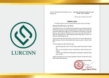 Thương hiệu Lurcinn khuyến cáo người tiêu dùng mua sản phẩm chính hãng từ hệ thống đại lý chính thức