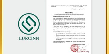 Thương hiệu Lurcinn khuyến cáo người tiêu dùng mua sản phẩm chính hãng từ hệ thống đại lý chính thức